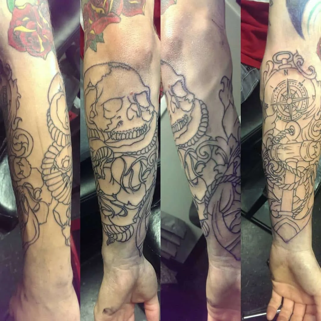 Tattoo by TJ Cornelius at Fallen Raven Tattoo Studio