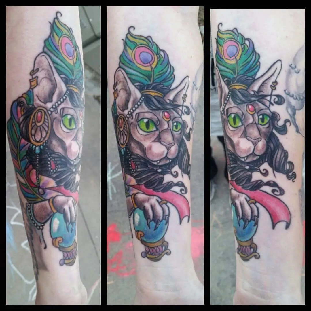 Tattoo by TJ Cornelius at Fallen Raven Tattoo Studio