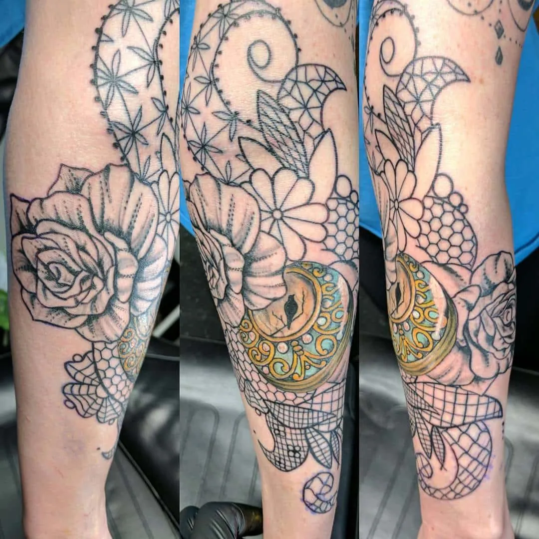 Tattoo by TJ Cornelius at Fallen Raven Tattoo Studio