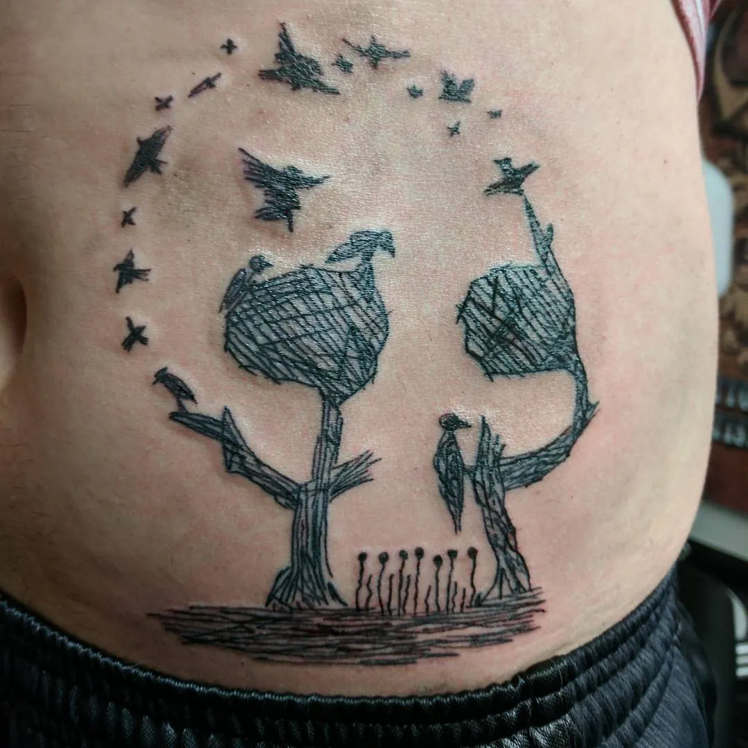 Tattoo by TJ Cornelius at Fallen Raven Tattoo Studio