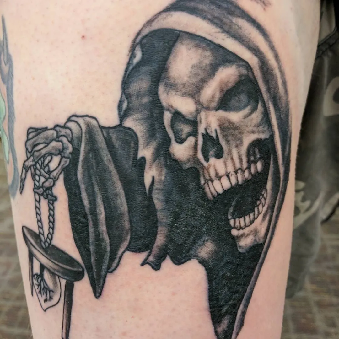 Tattoo by TJ Cornelius at Fallen Raven Tattoo Studio