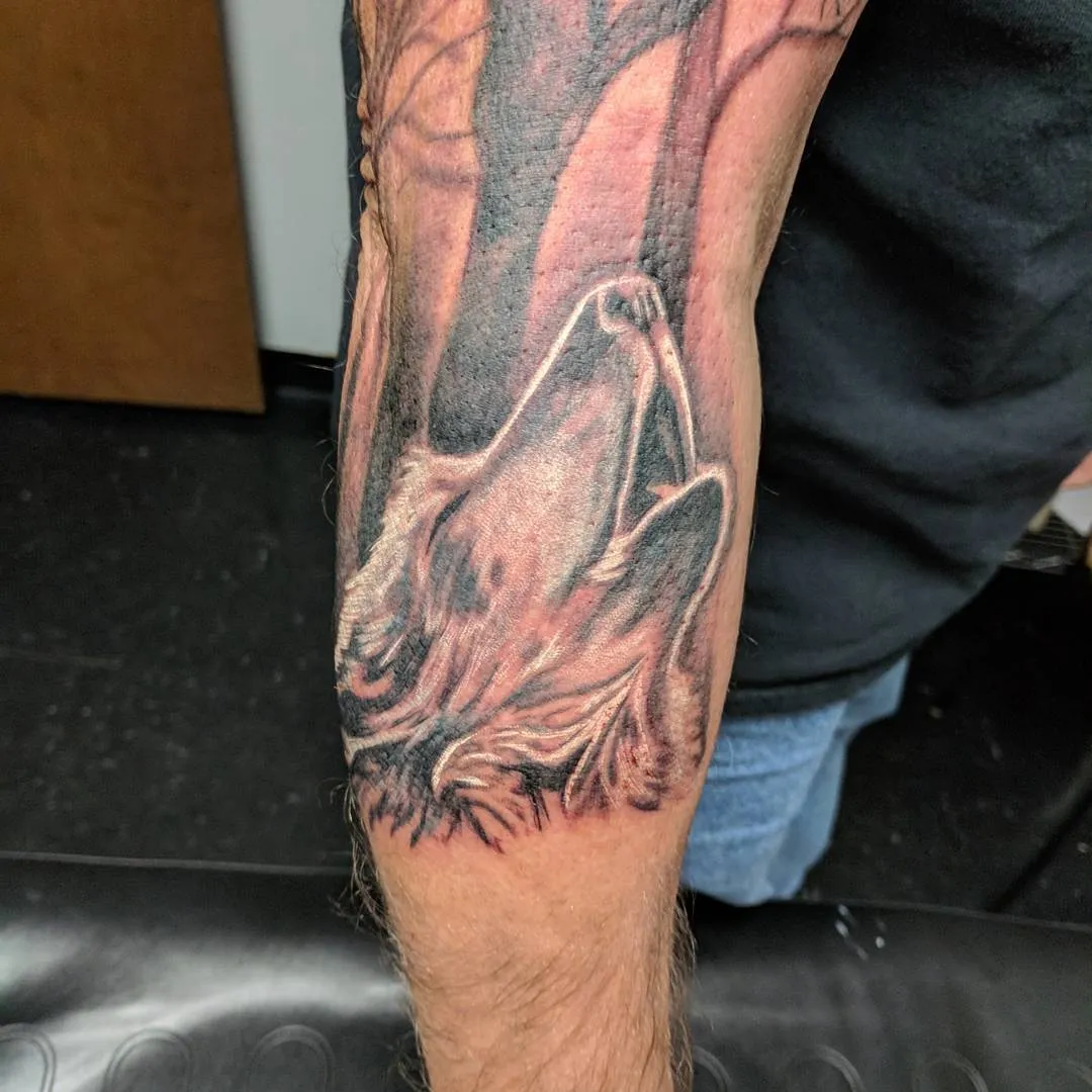 Tattoo by TJ Cornelius at Fallen Raven Tattoo Studio