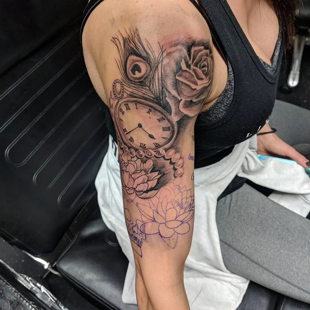 Tattoo by TJ Cornelius at Fallen Raven Tattoo Studio