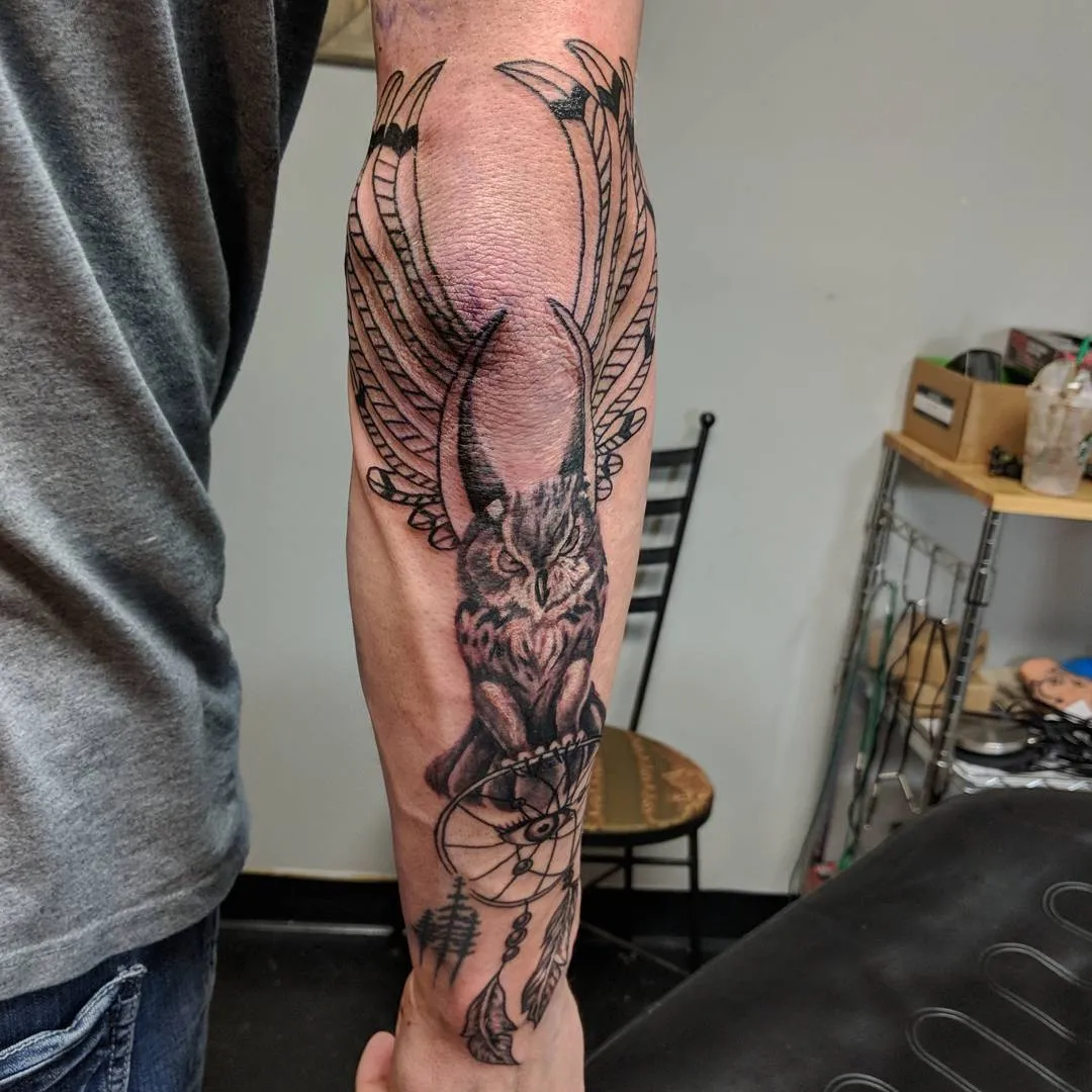 Tattoo by TJ Cornelius at Fallen Raven Tattoo Studio
