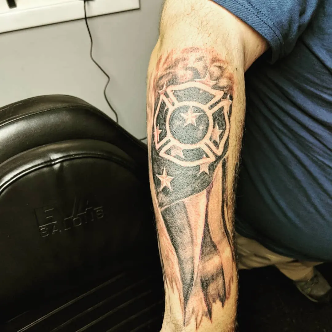 Tattoo by TJ Cornelius at Fallen Raven Tattoo Studio