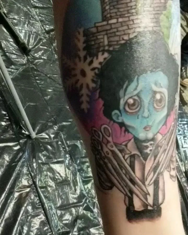 Tattoo by TJ Cornelius at Fallen Raven Tattoo Studio