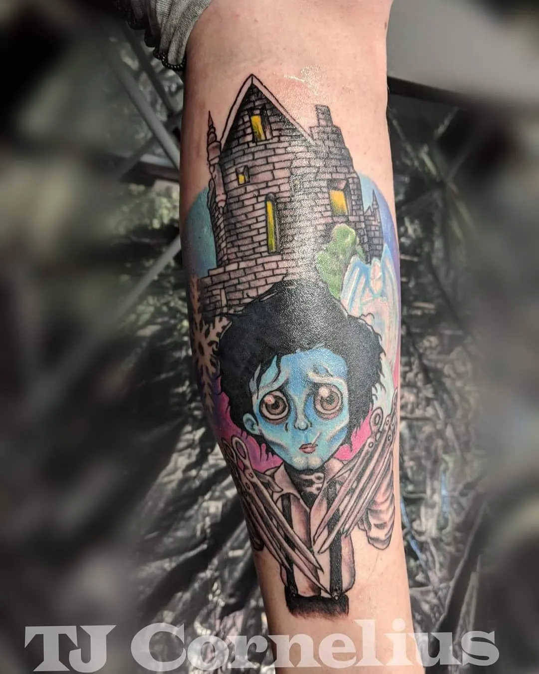 Tattoo by TJ Cornelius at Fallen Raven Tattoo Studio