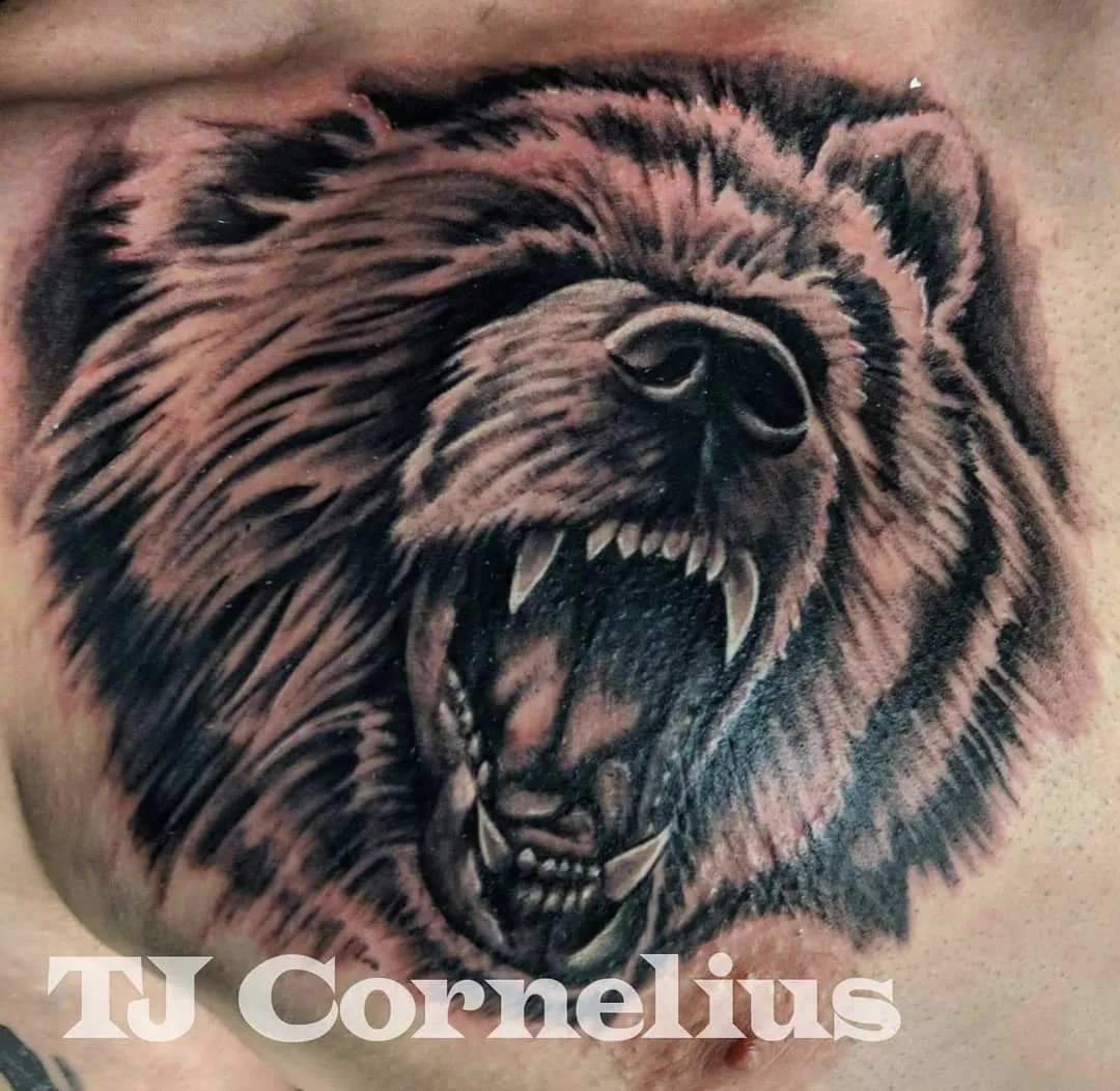 Tattoo by TJ Cornelius at Fallen Raven Tattoo Studio