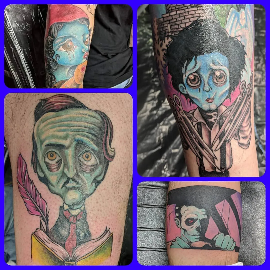 Tattoo by TJ Cornelius at Fallen Raven Tattoo Studio