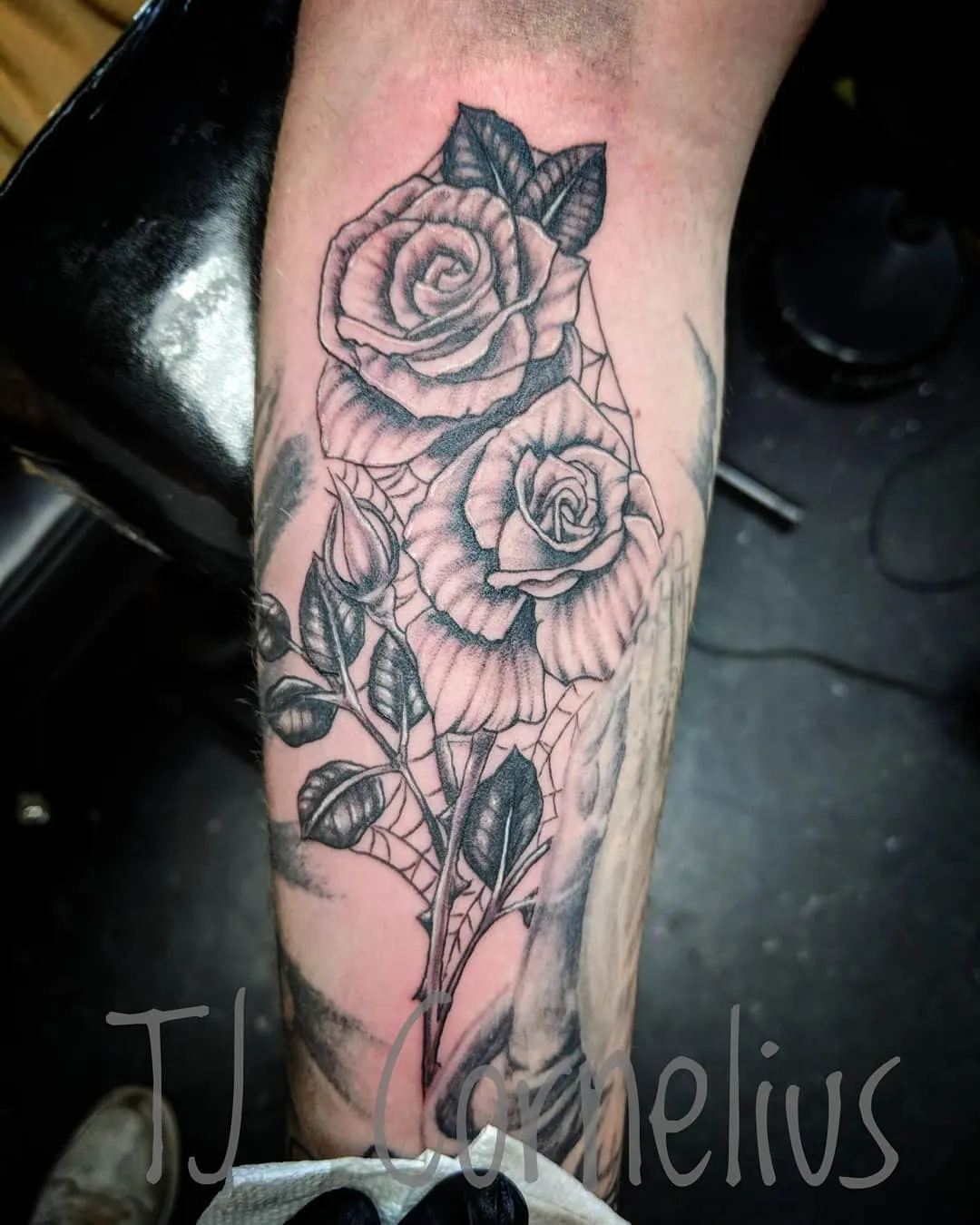 Tattoo by TJ Cornelius at Fallen Raven Tattoo Studio
