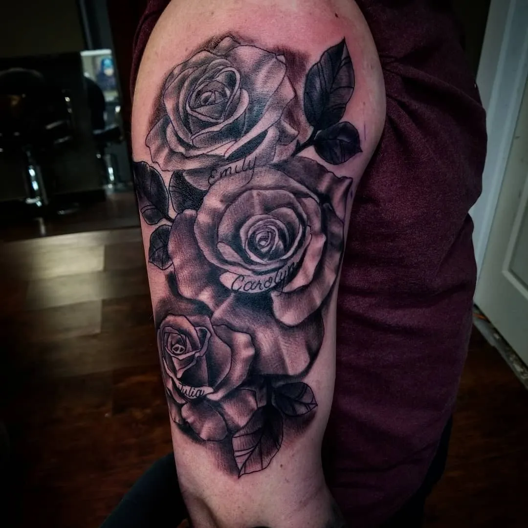 Tattoo by Pete Delia at Fallen Raven Tattoo Studio