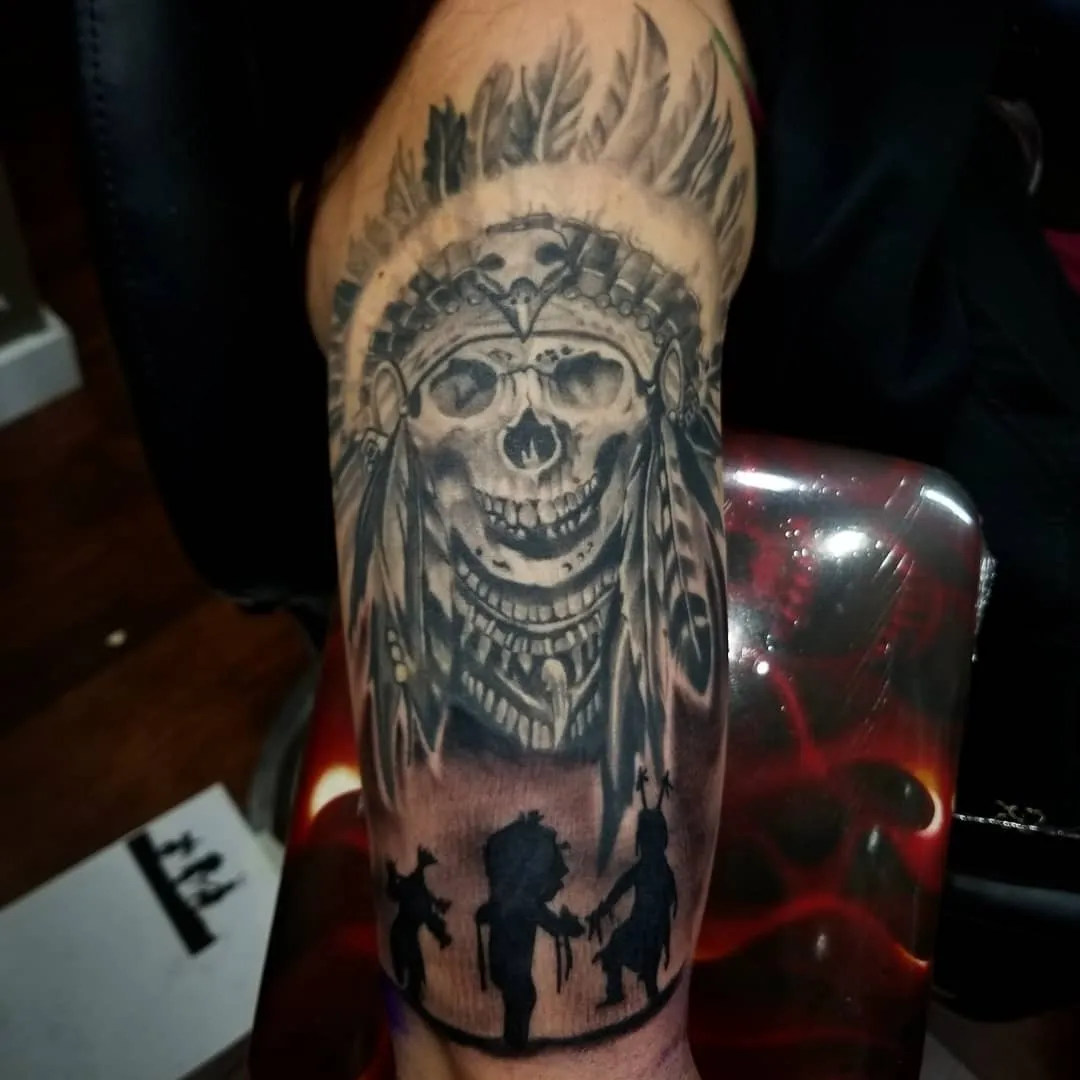 Tattoo by Pete Delia at Fallen Raven Tattoo Studio