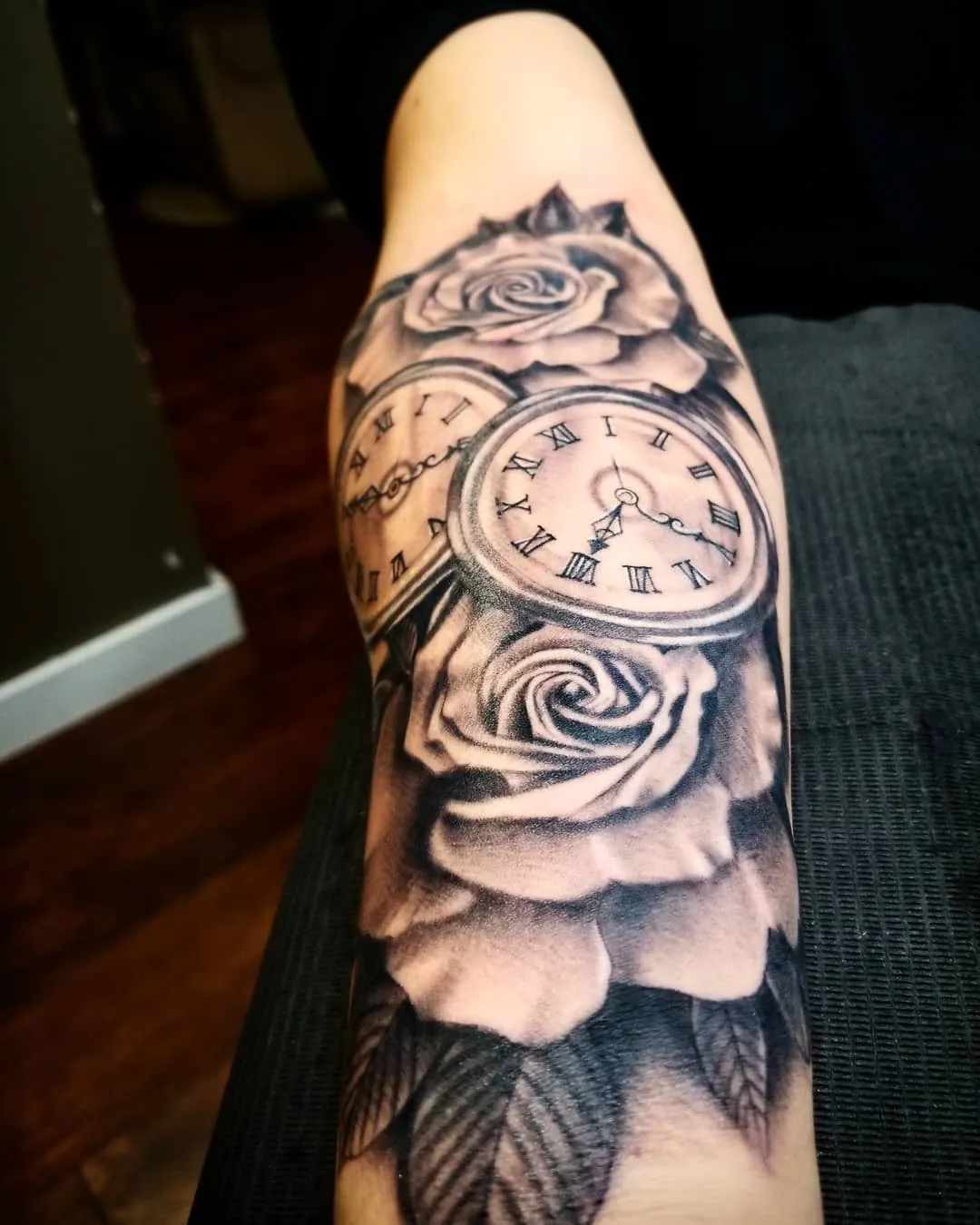 Tattoo by Pete Delia at Fallen Raven Tattoo Studio