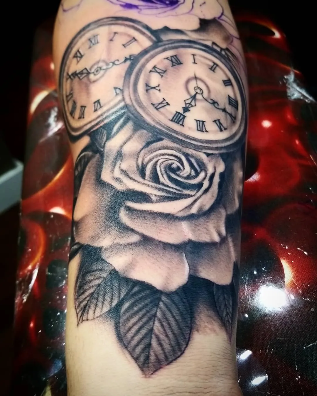 Tattoo by Pete Delia at Fallen Raven Tattoo Studio