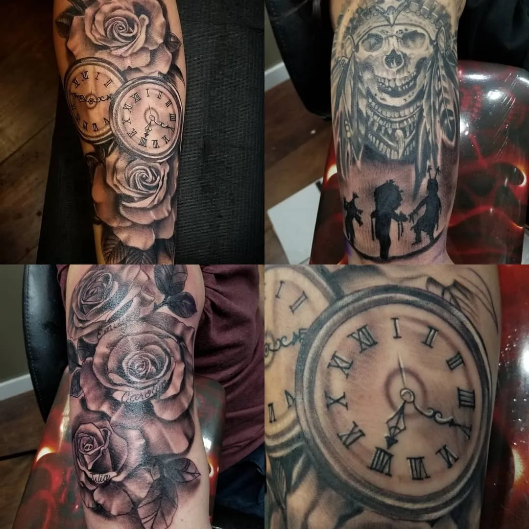 Tattoo by Pete Delia at Fallen Raven Tattoo Studio