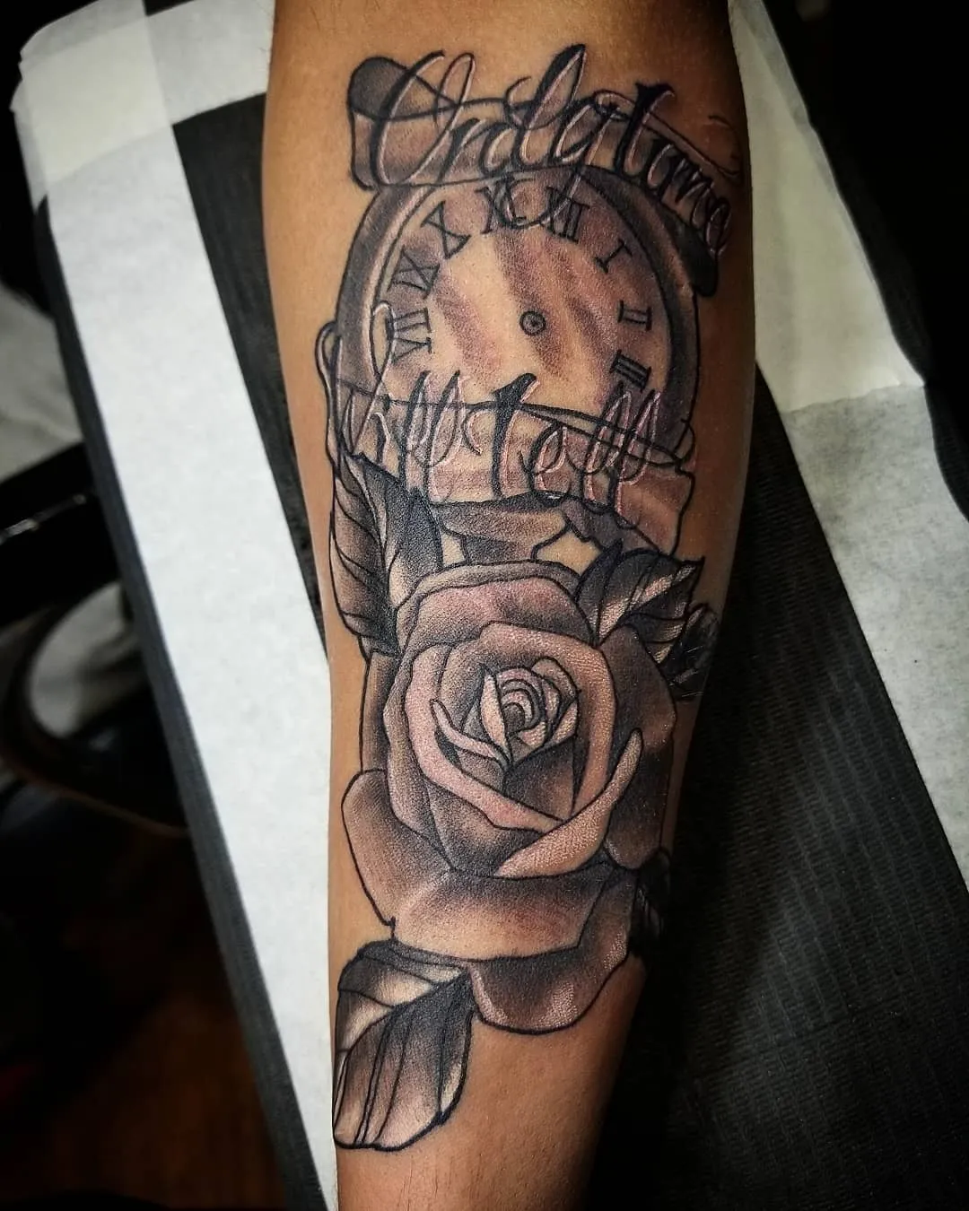 Tattoo by Pete Delia at Fallen Raven Tattoo Studio