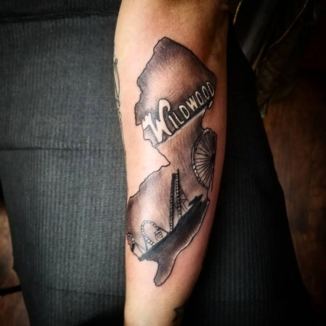 Tattoo by Pete Delia at Fallen Raven Tattoo Studio