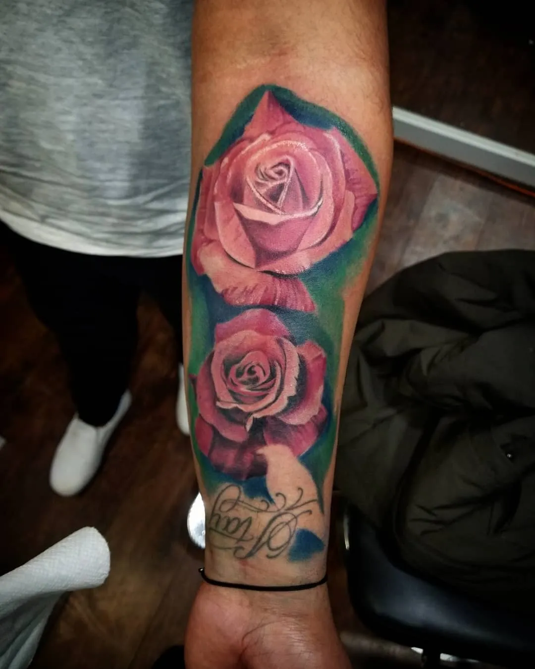 Tattoo by Pete Delia at Fallen Raven Tattoo Studio