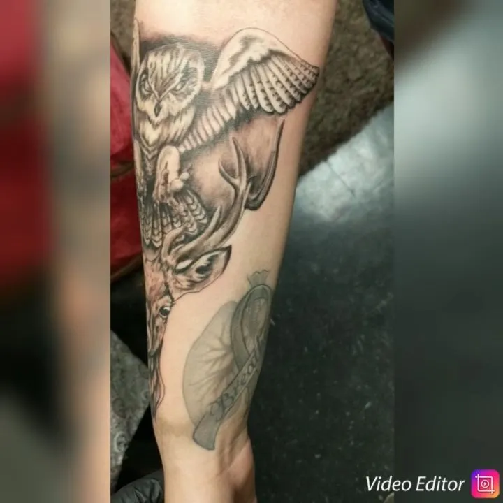 Tattoo by TJ Cornelius at Fallen Raven Tattoo Studio