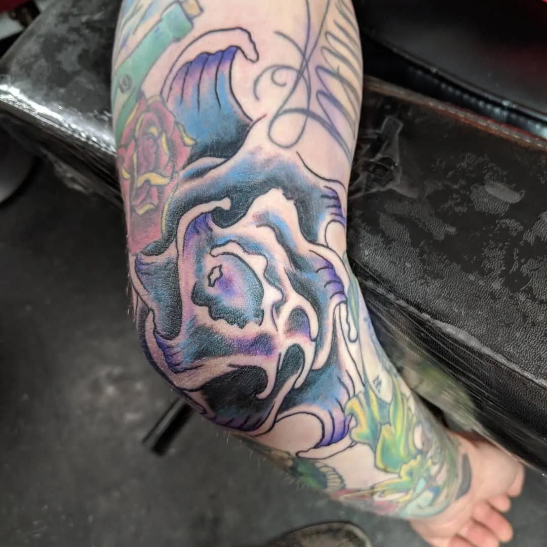 Tattoo by TJ Cornelius at Fallen Raven Tattoo Studio