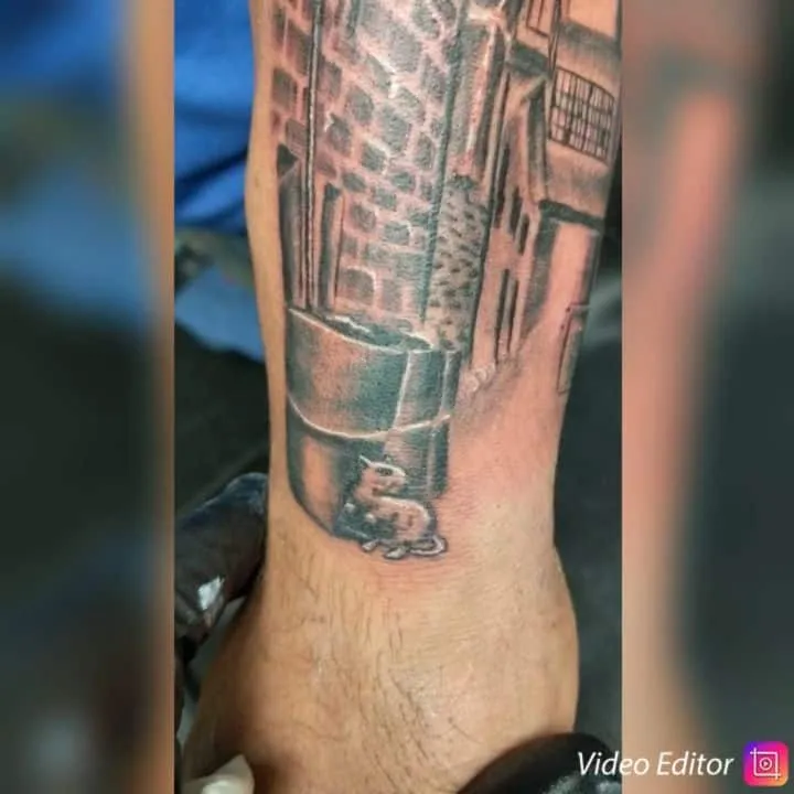 Tattoo by TJ Cornelius at Fallen Raven Tattoo Studio