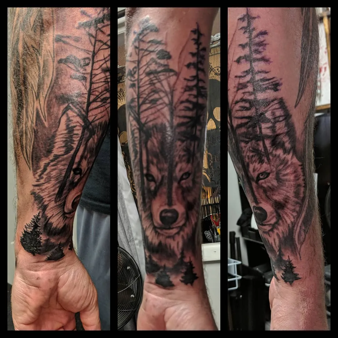 Tattoo by TJ Cornelius at Fallen Raven Tattoo Studio