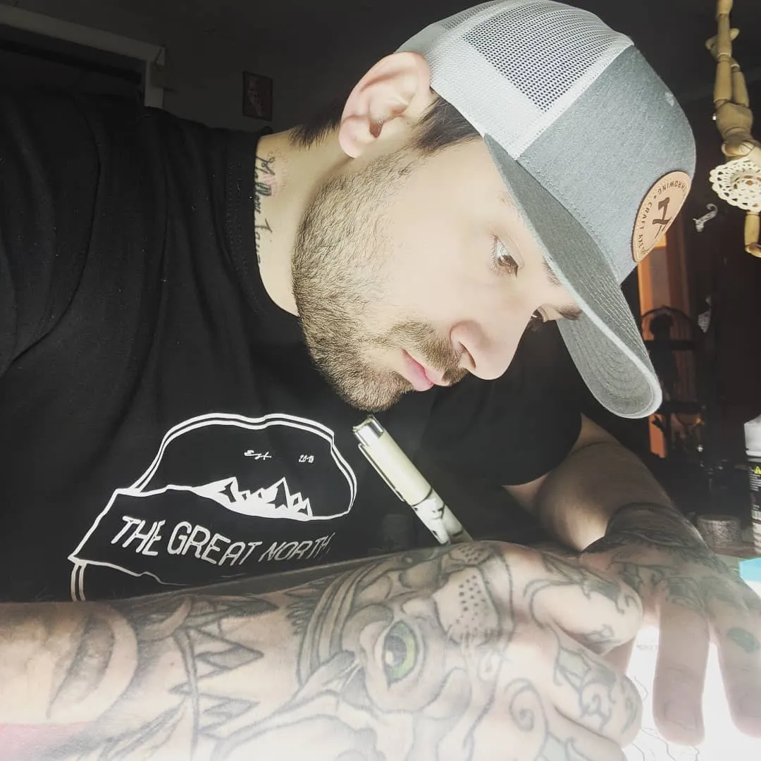 Tattoo by TJ Cornelius at Fallen Raven Tattoo Studio