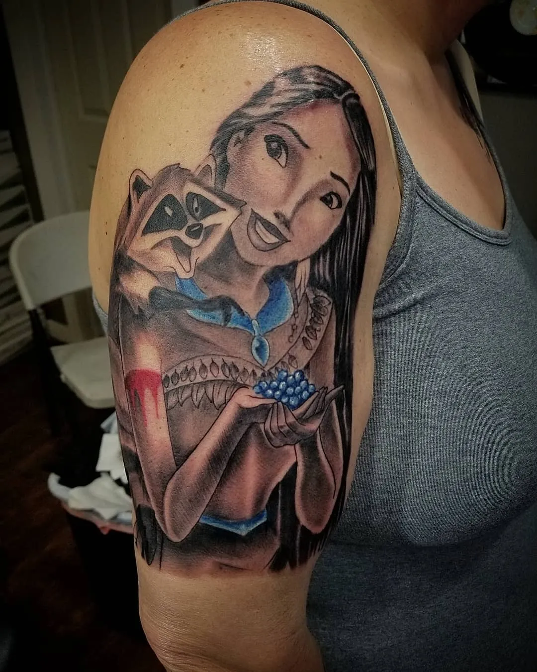 Tattoo by Pete Delia at Fallen Raven Tattoo Studio