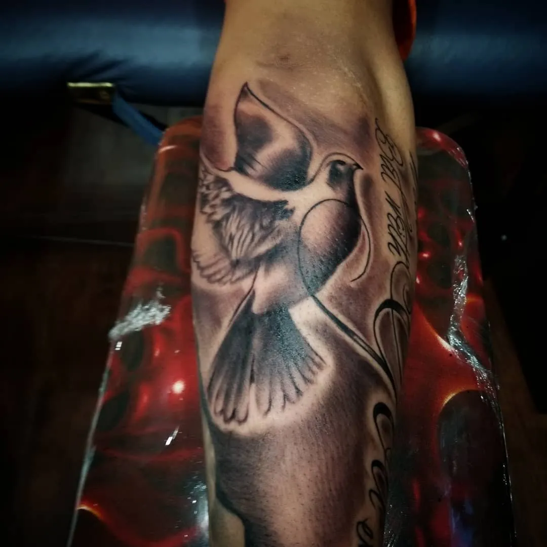 Tattoo by Pete Delia at Fallen Raven Tattoo Studio