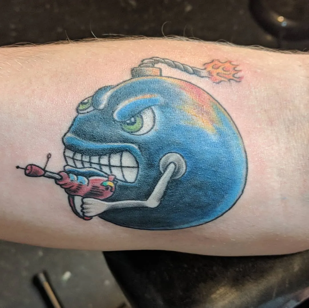 Tattoo by TJ Cornelius at Fallen Raven Tattoo Studio