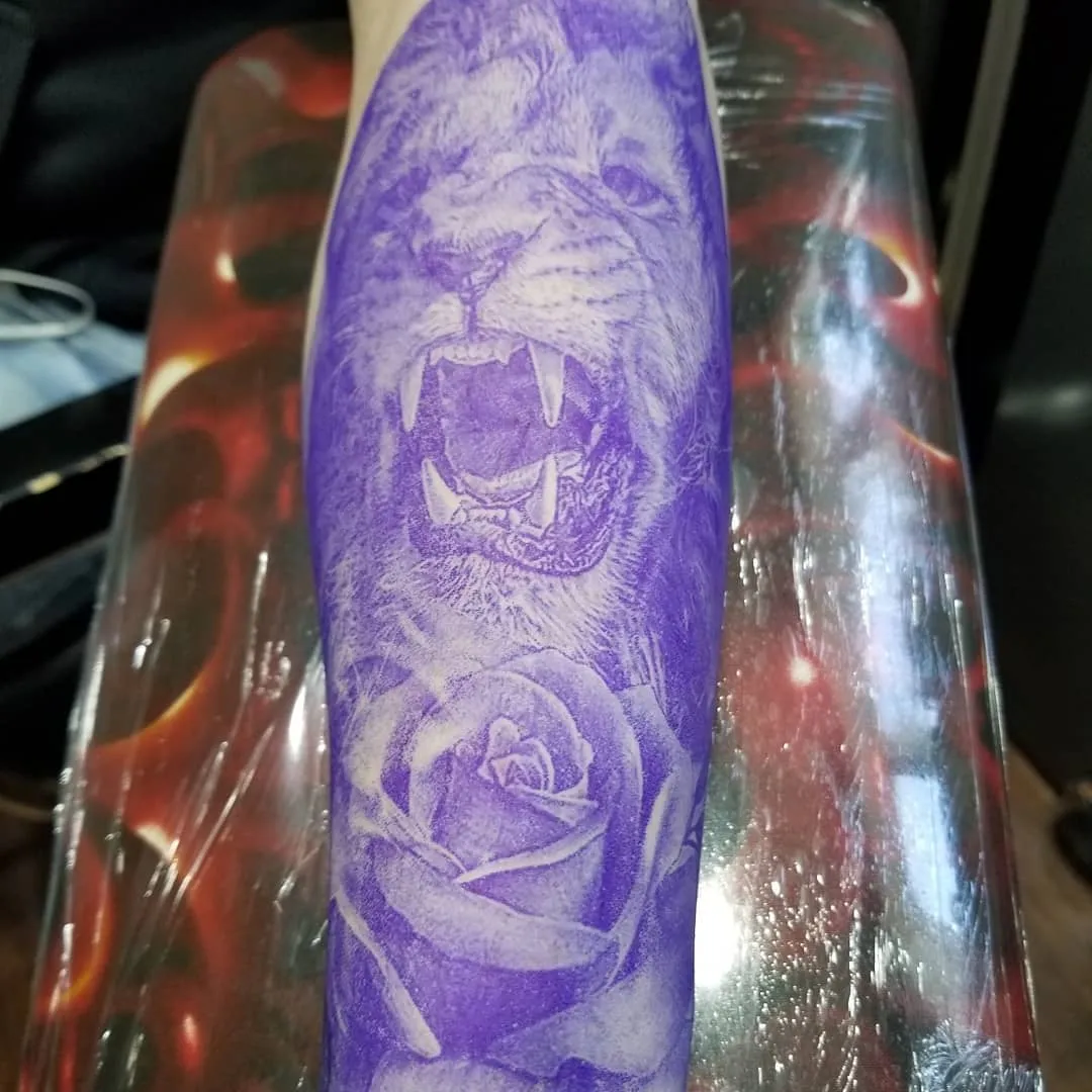 Tattoo by Pete Delia at Fallen Raven Tattoo Studio