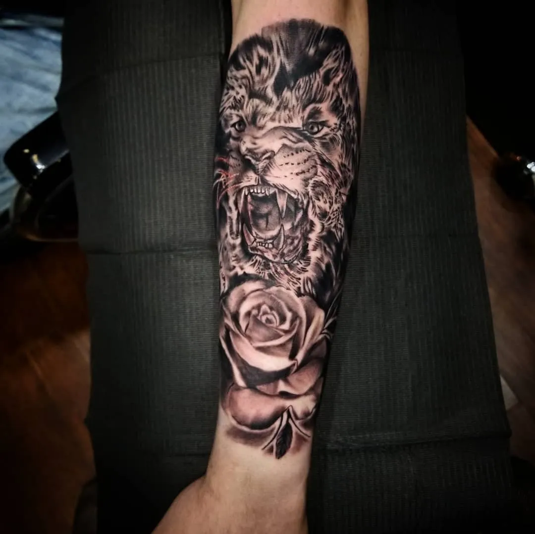 Tattoo by Pete Delia at Fallen Raven Tattoo Studio