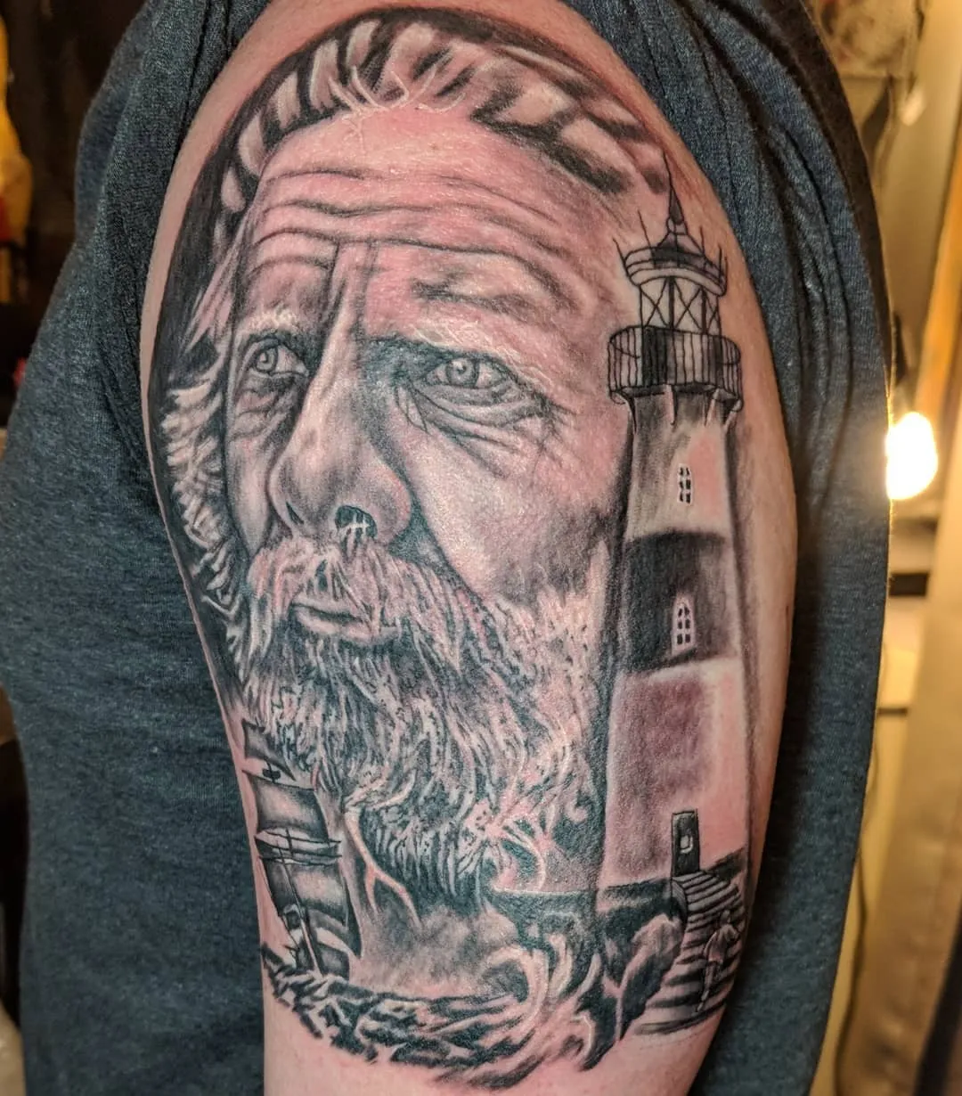 Tattoo by TJ Cornelius at Fallen Raven Tattoo Studio