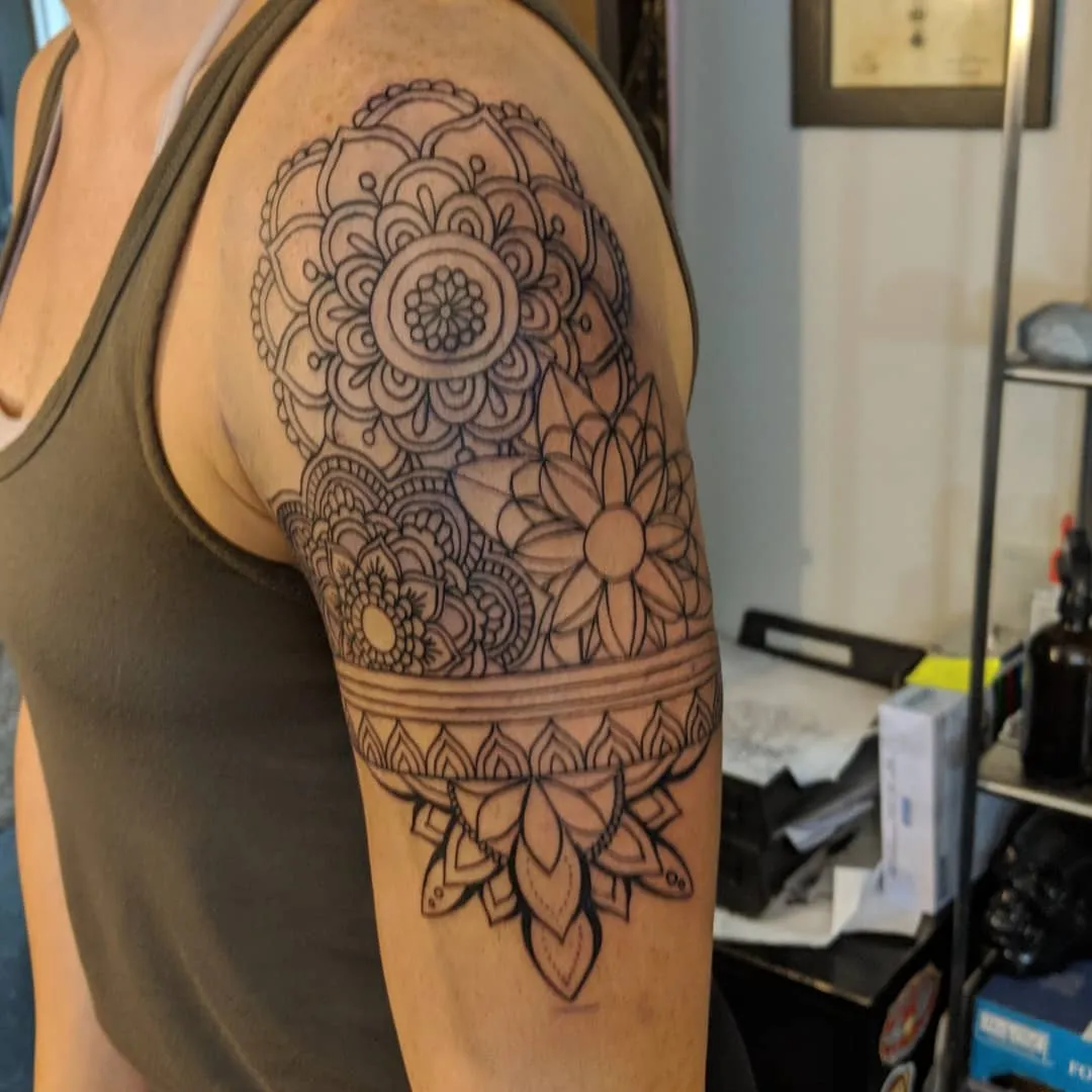Tattoo by TJ Cornelius at Fallen Raven Tattoo Studio