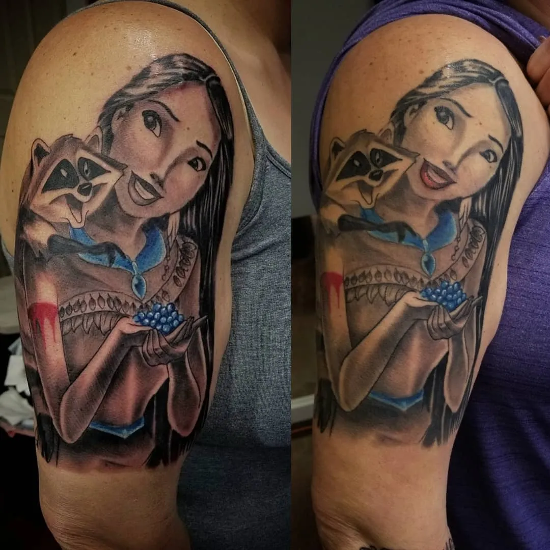 Tattoo by Pete Delia at Fallen Raven Tattoo Studio