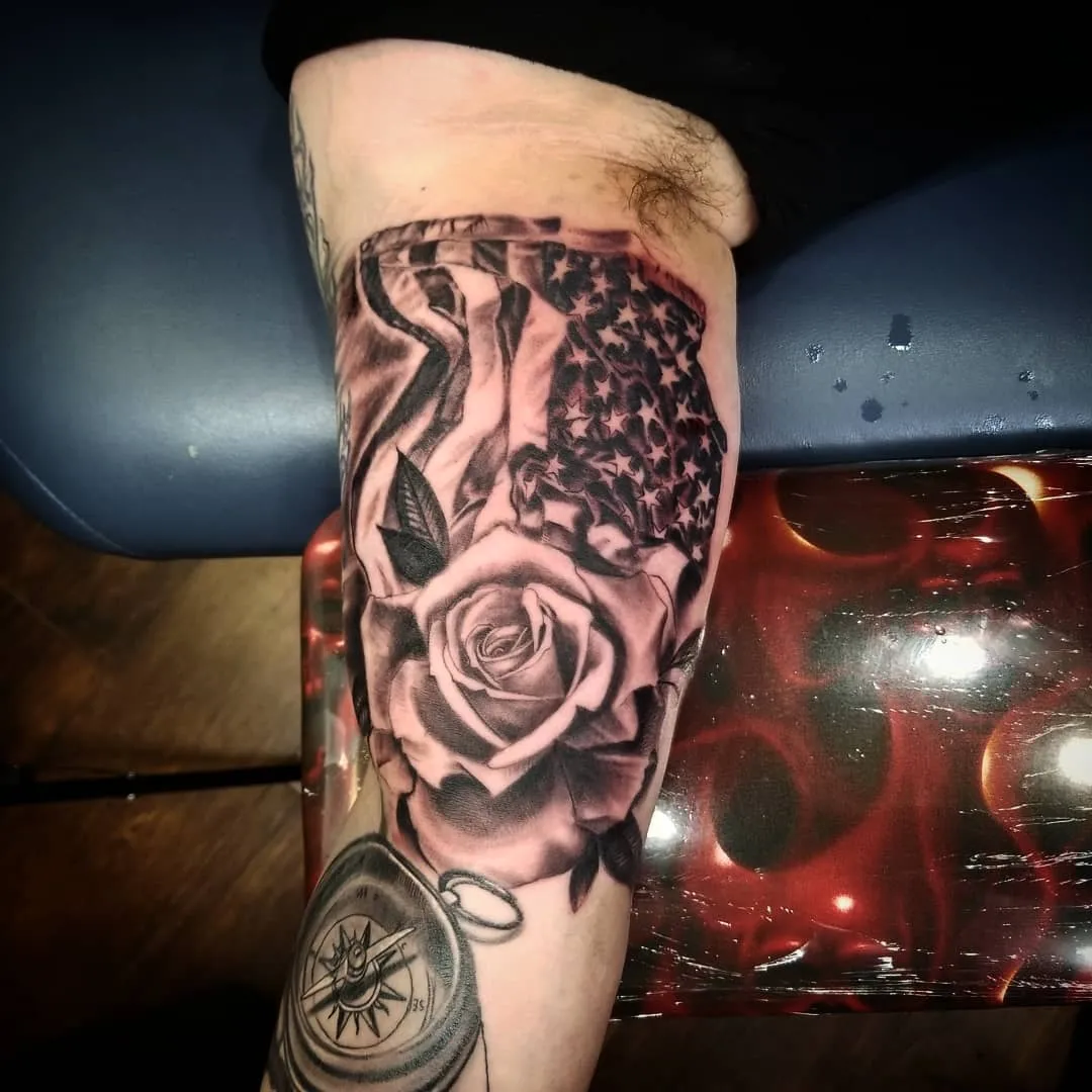 Tattoo by Pete Delia at Fallen Raven Tattoo Studio