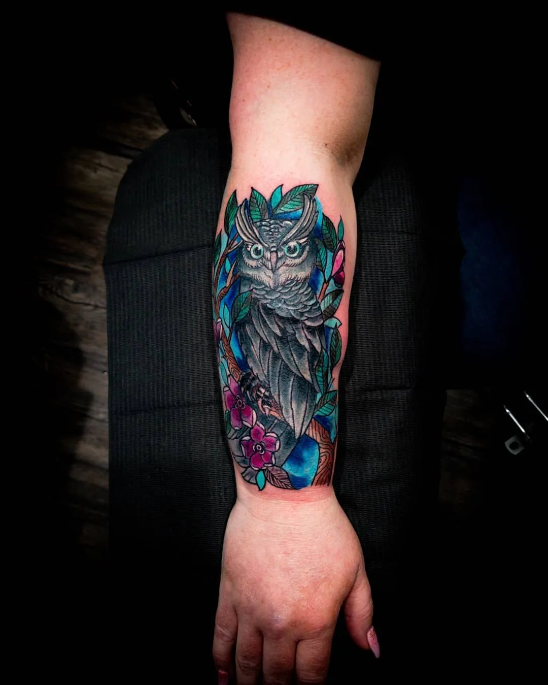 Tattoo by Pete Delia at Fallen Raven Tattoo Studio