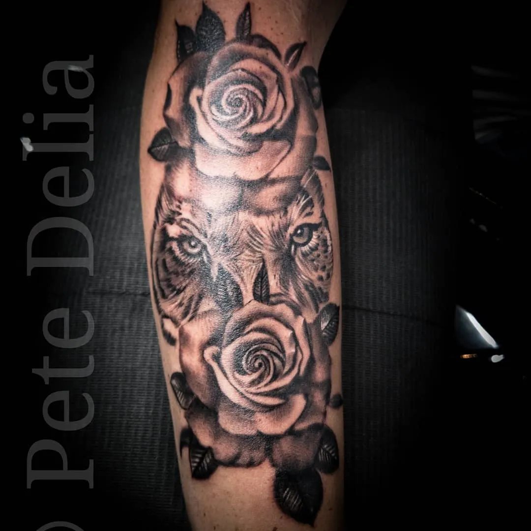 Tattoo by Pete Delia at Fallen Raven Tattoo Studio