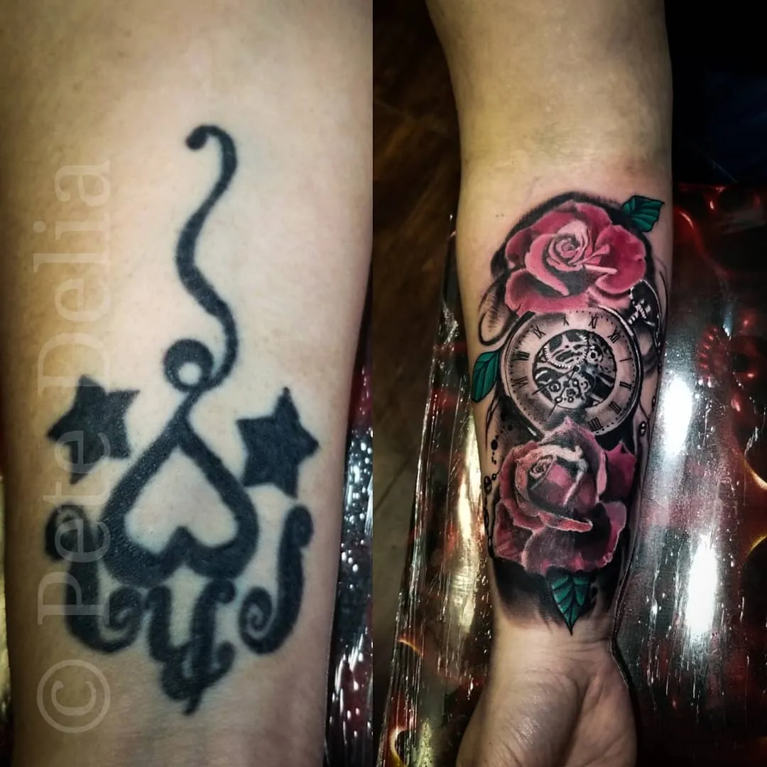 Tattoo by Pete Delia at Fallen Raven Tattoo Studio