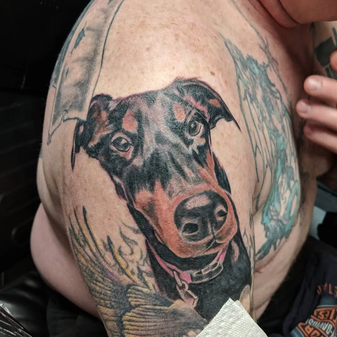 Tattoo by TJ Cornelius at Fallen Raven Tattoo Studio