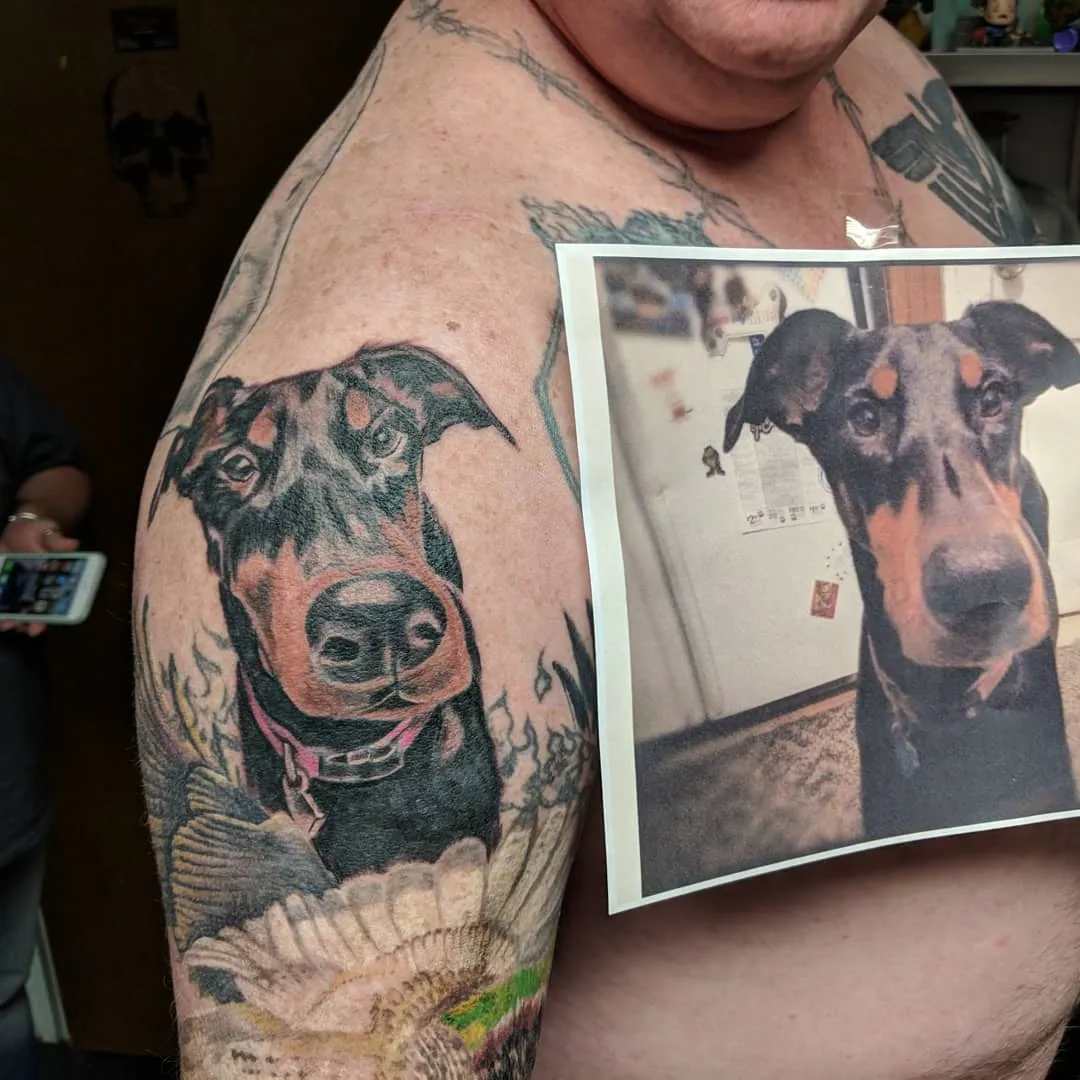 Tattoo by TJ Cornelius at Fallen Raven Tattoo Studio