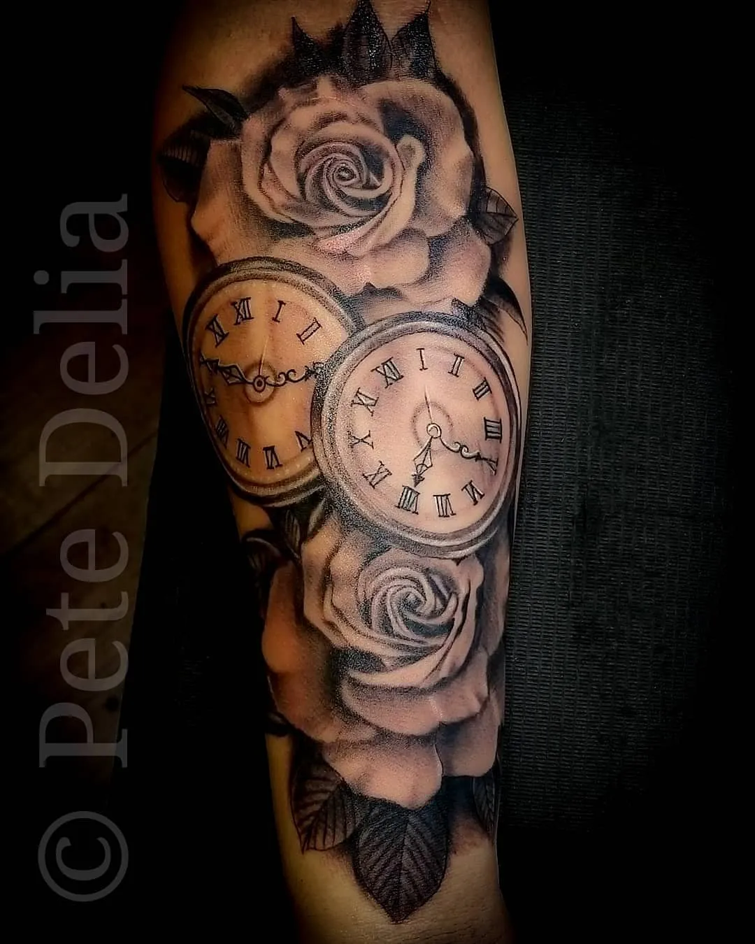 Tattoo by Pete Delia at Fallen Raven Tattoo Studio