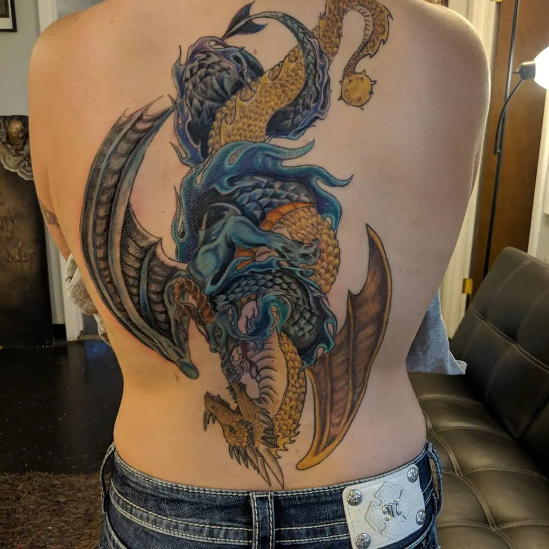 Tattoo by TJ Cornelius at Fallen Raven Tattoo Studio