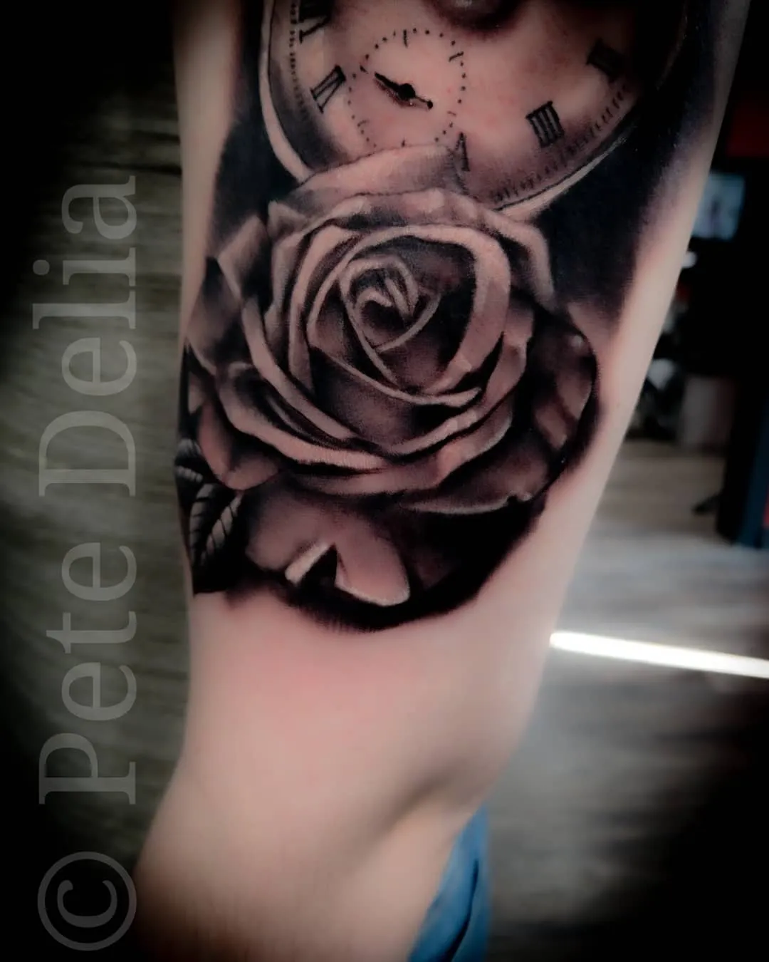 Tattoo by Pete Delia at Fallen Raven Tattoo Studio