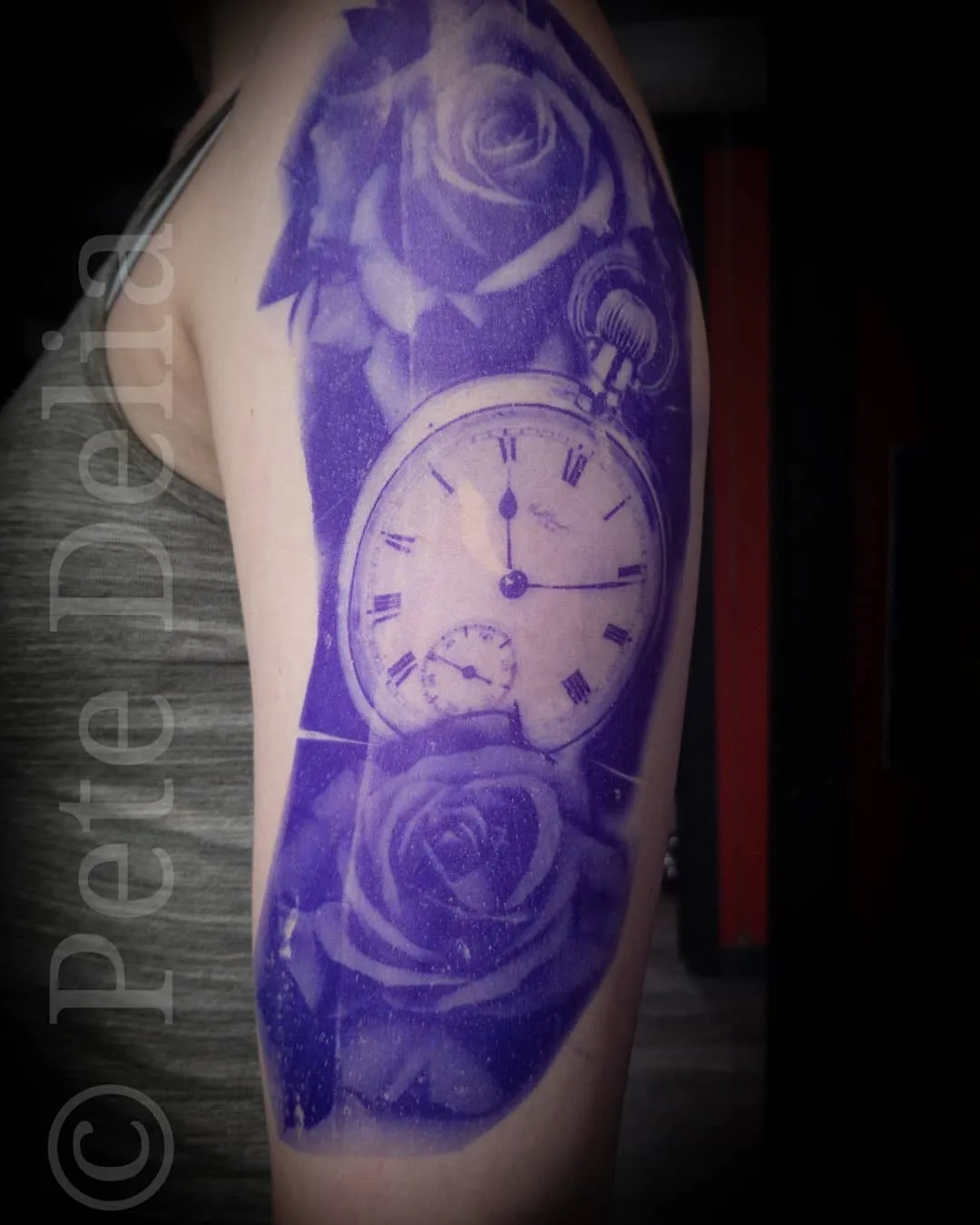 Tattoo by Pete Delia at Fallen Raven Tattoo Studio