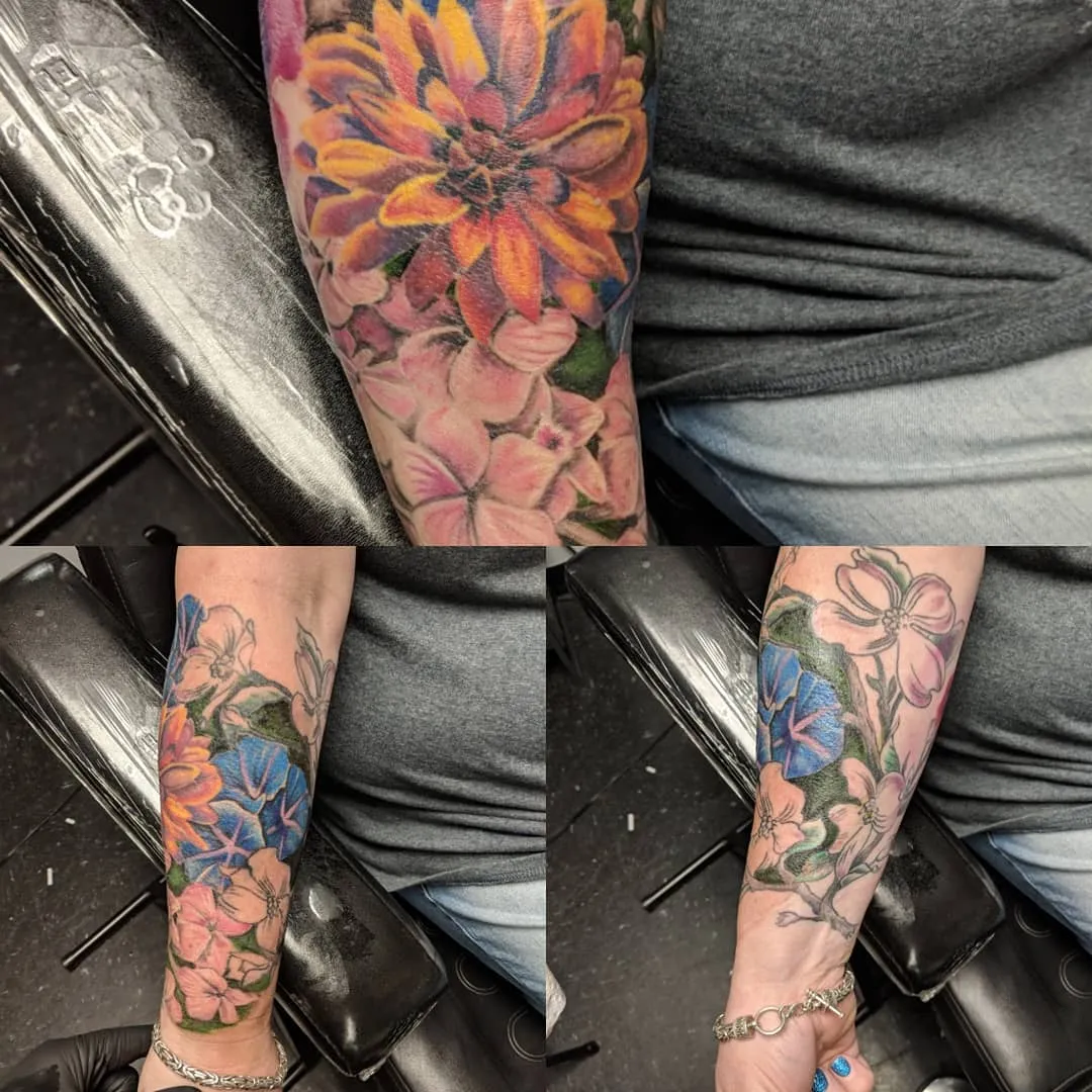 Tattoo by TJ Cornelius at Fallen Raven Tattoo Studio