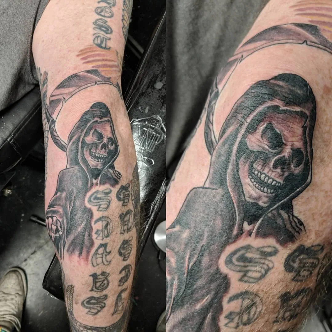 Tattoo by TJ Cornelius at Fallen Raven Tattoo Studio