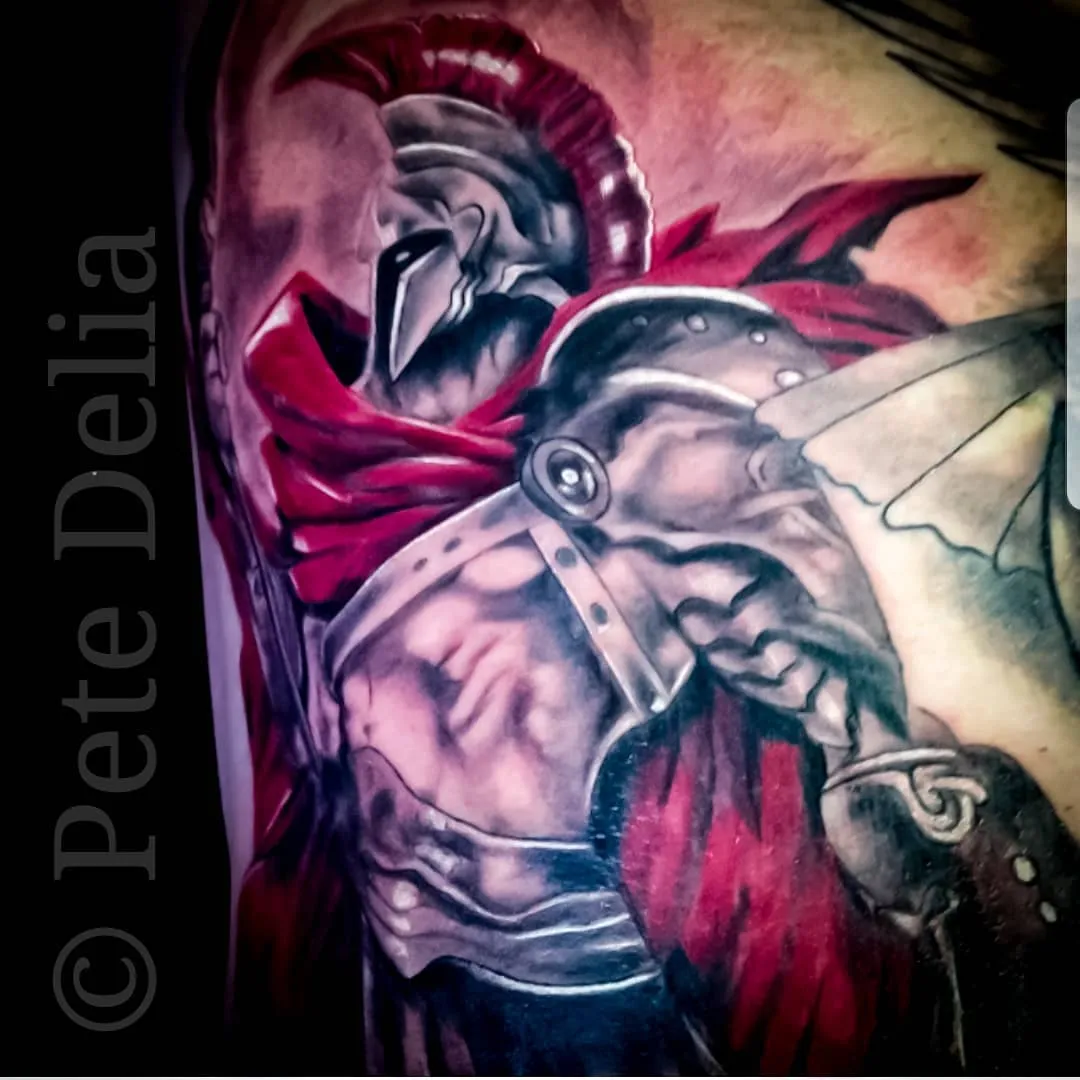 Tattoo by Pete Delia at Fallen Raven Tattoo Studio