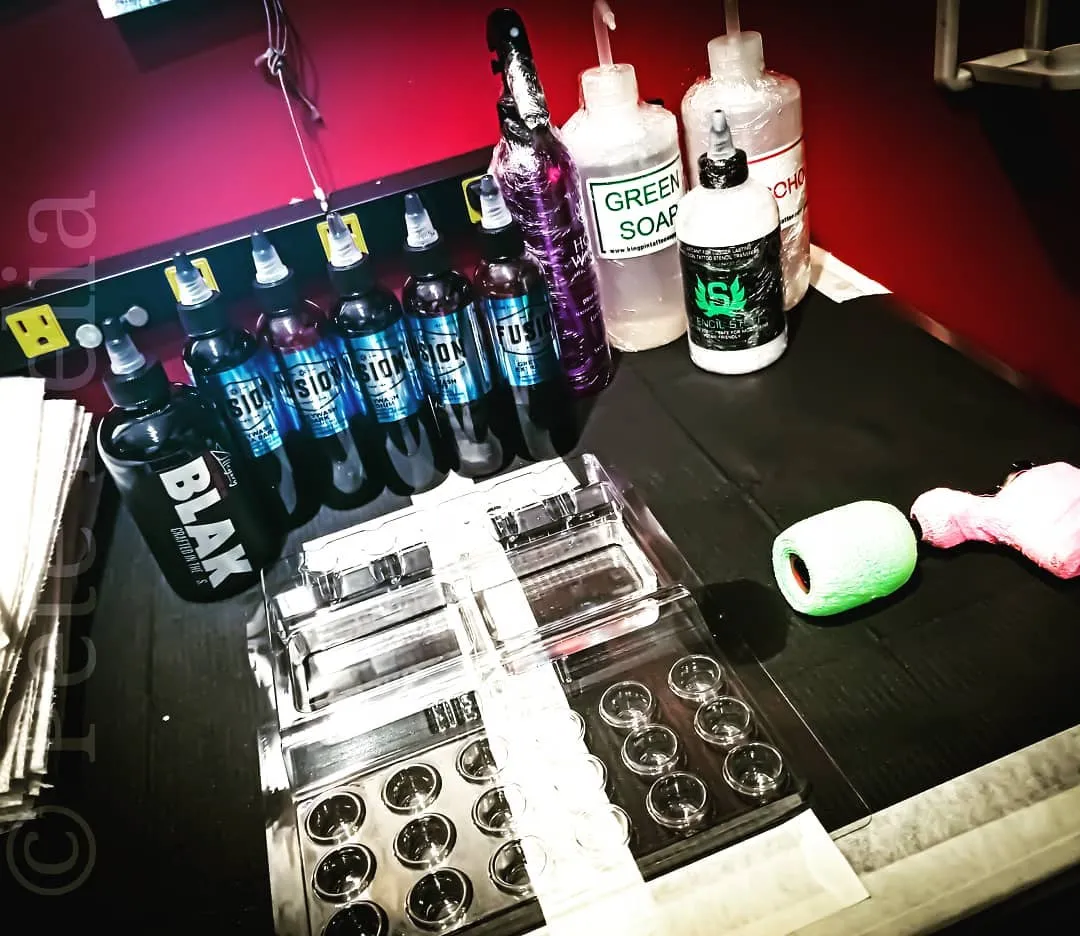 Tattoo by Pete Delia at Fallen Raven Tattoo Studio