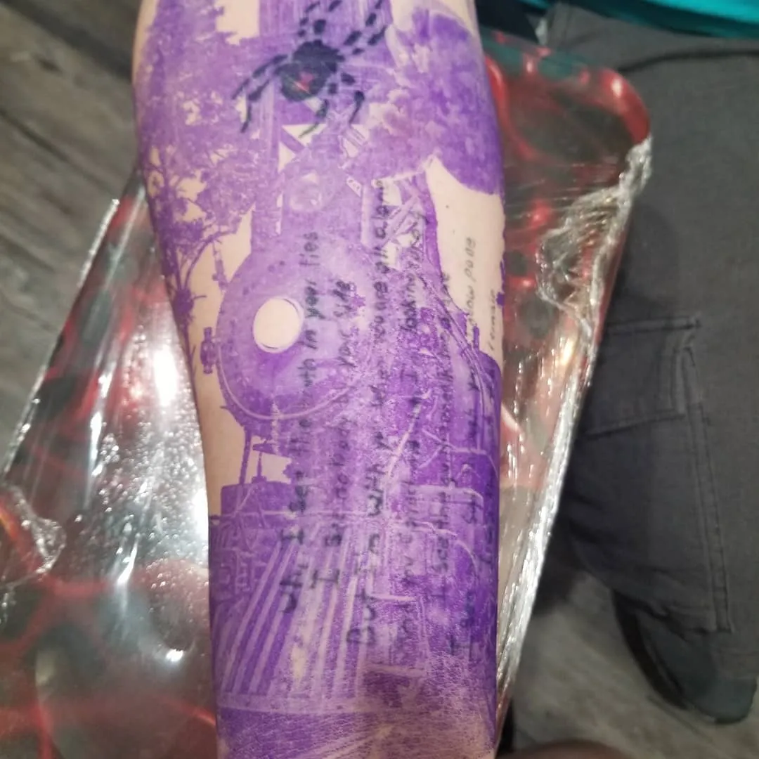 Tattoo by Pete Delia at Fallen Raven Tattoo Studio